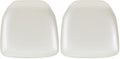 Hard Ivory Vinyl Chiavari Chair Cushion (Pack of 2)