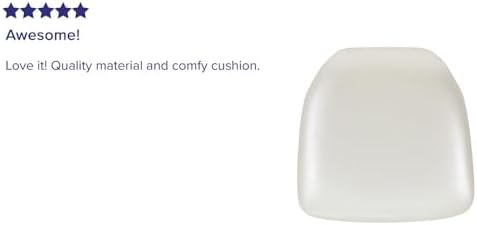 Hard Ivory Vinyl Chiavari Chair Cushion (Pack of 2), alternate view 3