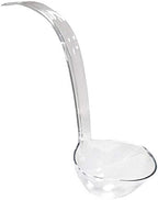 Hard Plastic 5-Ounce Punch Bowl/Serving Ladle, 1-Count, Clear in Clear