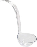 Hard Plastic 5-Ounce Punch Bowl/Serving Ladle, Clear, 4-Count in Clear