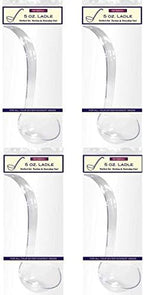 Hard Plastic 5-Ounce Punch Bowl/Serving Ladle, Clear, 4-Count in Clear, alternate view 3