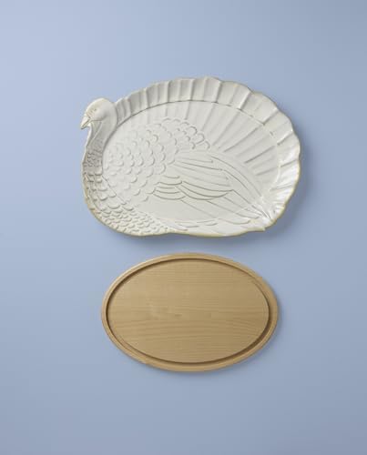Harvest 2-Piece Turkey Platter And Carving Board Set in 2 Count in Multicolor, alternate view 5