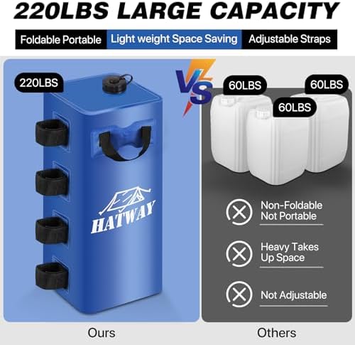 Hatway Canopy Weights, Tent Weights,220 LBS Canopy Weights Set of 4, alternate view 5