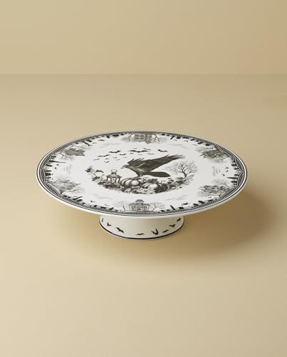 Haunted Village Cake Plate in 1 Count in Multicolor, alternate view 2