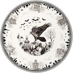 Haunted Village Cake Plate in 1 Count in Multicolor, alternate view 3