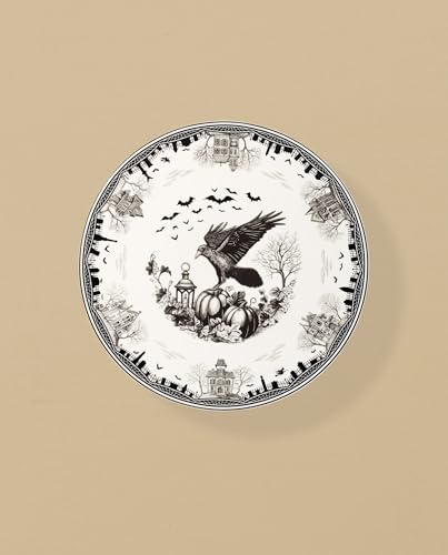 Haunted Village Cake Plate in 1 Count in Multicolor, alternate view 4