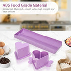 Heart Cake Pop Mold Set with 9in Tray and Sticks- Purple in Purple(Heart), alternate view 5