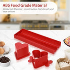 Heart Cake Pop Mold Set with 9in Tray and Sticks- Red in Red(Heart), alternate view 5