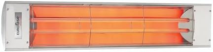 Heating 5000 Watt Electric Infrared Dual Element Heater-240 Voltage-Stainless Steel Finish-No Fascia Decorative, alternate