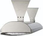 Heating 5000 Watt Electric Infrared Dual Element Heater-240 Voltage-Stainless Steel Finish-No Fascia Decorative, alternate