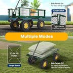 Heavy Duty 880 Lbs 4.5 Cu Ft Mesh Steel Garden Cart Utility Wagon, alternate view 5