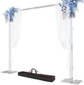 Heavy Duty Backdrop Stand 10x10ft, Pipe and Drape Background Stand in 10x10ft