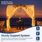 Heavy Duty Backdrop Stand 10x10ft, Pipe and Drape Background Stand in 10x10ft, alternate view 6