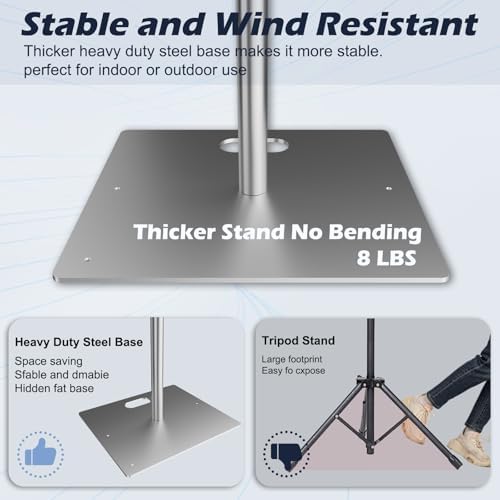Heavy Duty Backdrop Stand, 8x10ft Pipe and Drape Backdrop Stand Kit with Adjustable Telescopic Poles Frame and, alternate