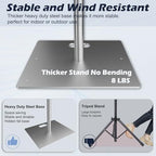Heavy Duty Backdrop Stand, 8x10ft Pipe and Drape Backdrop Stand Kit with Adjustable Telescopic Poles Frame and, alternate