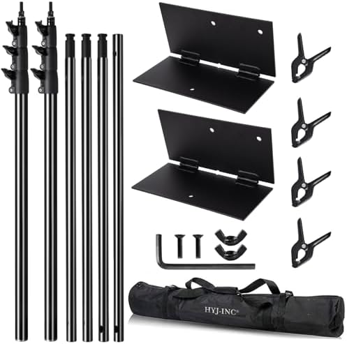 Heavy Duty Backdrop Stand Pipe and Drape Photography Backdrop Stand Kit Adjustable Photo Background Stand 10ft x, alternate