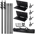 Heavy Duty Backdrop Stand Pipe and Drape Photography Backdrop Stand Kit Adjustable Photo Background Stand 10ft x, alternate