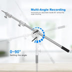 Heavy Duty Extension Boom Arm Bar for Photography C Stand and Light Stand, Adjustable 3.6-8.2ft Crossbar Holding, alternate