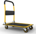 Heavy Duty Foldable Push Cart Dolly | 330 lbs. Capacity | Upgraded Collapsible Hand Truck Folding Platform with