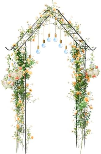 Heavy Duty Garden Arch Trellis for Climbing Plants Garden Arbor Arches