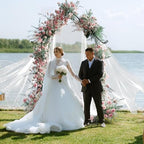 Heavy Duty Garden Arch Trellis for Climbing Plants Garden Arbor Arches, alternate view 2