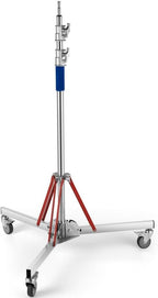 Heavy Duty Light Stand C Stand with Casters, Adjustable Tripod Stand with 100% Stainless Steel, Photography, alternate view 2