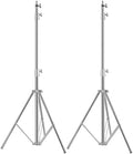 Heavy Duty Light Stand Tripod Stand for Photography, 9.19 Feet/2.8m Stainless Steel Light Tripods for Softbox
