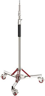 Heavy Duty Light Stand with Casters, 100% Stainless Steel Tripod