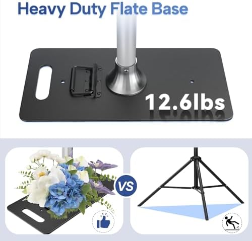 Heavy Duty Pipe and Drape Backdrop Stand 9.2x9.2ft, Silver in 9.2x9.2ft in Silver, alternate view 3