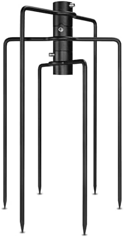 Heavy Duty Pole Stabilizer Stand Base with 6 Prongs for 1′′ Pole