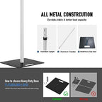 Hecis 10x30Ft Pipe and Drape Stand, Heavy Duty Backdrop Stand, 6-10' Tall x 10-30' Wide Adjustable Pipe and, alternate view 5