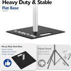 Hecis Heavy Duty Backdrop Stand, 10x20Ft Double Crossbar Pipe and Drape Stand Kit, Adjustable Banner Stand, Back, alternate