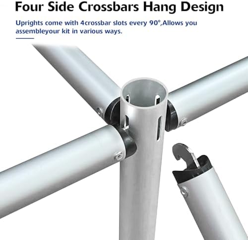 Hecis Pipe and Drape Backdrop Stand,8ft x 10ft Backdrop Stand, Adjustable Metal Heavy Duty Wedding Background, alternate view