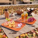 Hello Fall Serving Platters Set, Serving Trays, 3 Pack, 13x10 Inch in Large in 3Pcs Hello Fall, alternate view 5