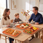 Hello Fall Serving Platters Set, Serving Trays, 3 Pack, 13x10 Inch in Large in 3Pcs Hello Fall, alternate view 6
