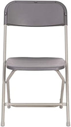 Hercules Big and Tall Commercial Folding Chair - Extra Wide 650LB. Capacity - Durable Plastic - Gray, 4-Pack in, alternate