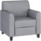 HERCULES Diplomat Series Gray LeatherSoft Chair