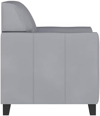 HERCULES Diplomat Series Gray LeatherSoft Chair, alternate view 6