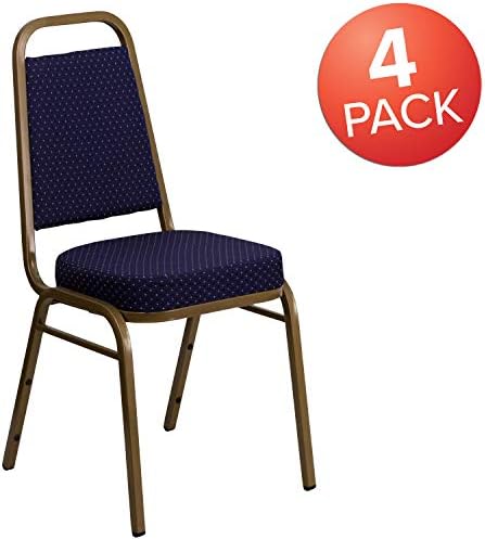 Hercules Fabric Banquet Chair, Gold, 4-Pack in Gold, alternate view 4