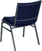 Hercules Fabric Stack Chair, Navy Blue, 4-Pack in Navy Blue, alternate view 4
