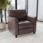 Hercules LeatherSoft Chair, Brown in 29"D x 30.5"W x 32.5"H in Brown, alternate view 2