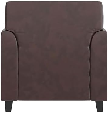 Hercules LeatherSoft Chair, Brown in 29"D x 30.5"W x 32.5"H in Brown, alternate view 5
