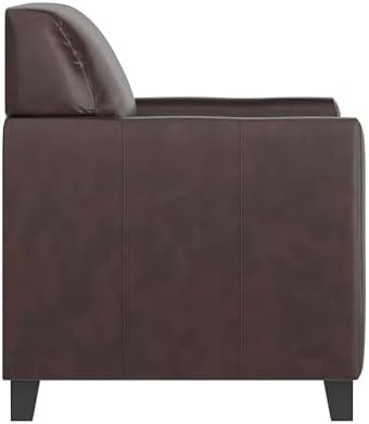 Hercules LeatherSoft Chair, Brown in 29"D x 30.5"W x 32.5"H in Brown, alternate view 6
