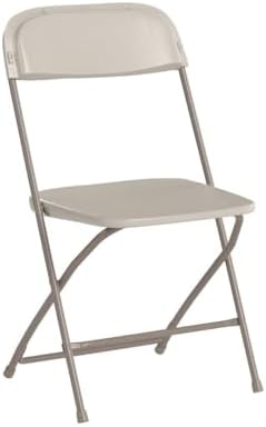 Hercules Plastic Folding Event Chair, Beige, 4-Pack in Beige, alternate view 6