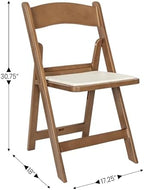 Hercules Resin Indoor/Outdoor Event Chair, Chestnut, 2-Pack, alternate view 3