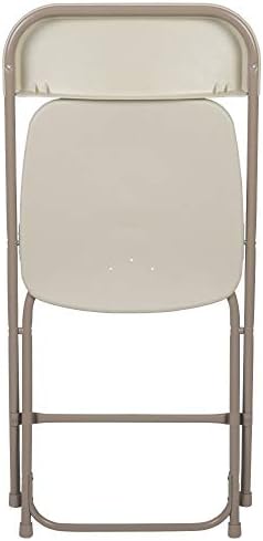 Hercules Series Plastic Folding Chair - Beige - 2 Pack 650LB Weight Capacity Comfortable Event Chair-Lightweight, alternate