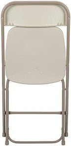 Hercules Series Plastic Folding Chair - Beige - 2 Pack 650LB Weight Capacity Comfortable Event Chair-Lightweight, alternate