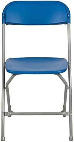 Hercules Series Plastic Folding Chair - Blue - 2 Pack 650LB Weight Capacity Comfortable Event Chair-Lightweight, alternate