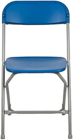 Hercules Series Plastic Folding Chair - Blue - 2 Pack 650LB Weight Capacity Comfortable Event Chair-Lightweight, alternate