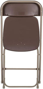 Hercules Series Plastic Folding Chair - Brown - 2 Pack 650LB Weight Capacity Comfortable Event Chair-Lightweight, alternate